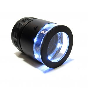10X White LED Lighted USB Rechargeable Loupe