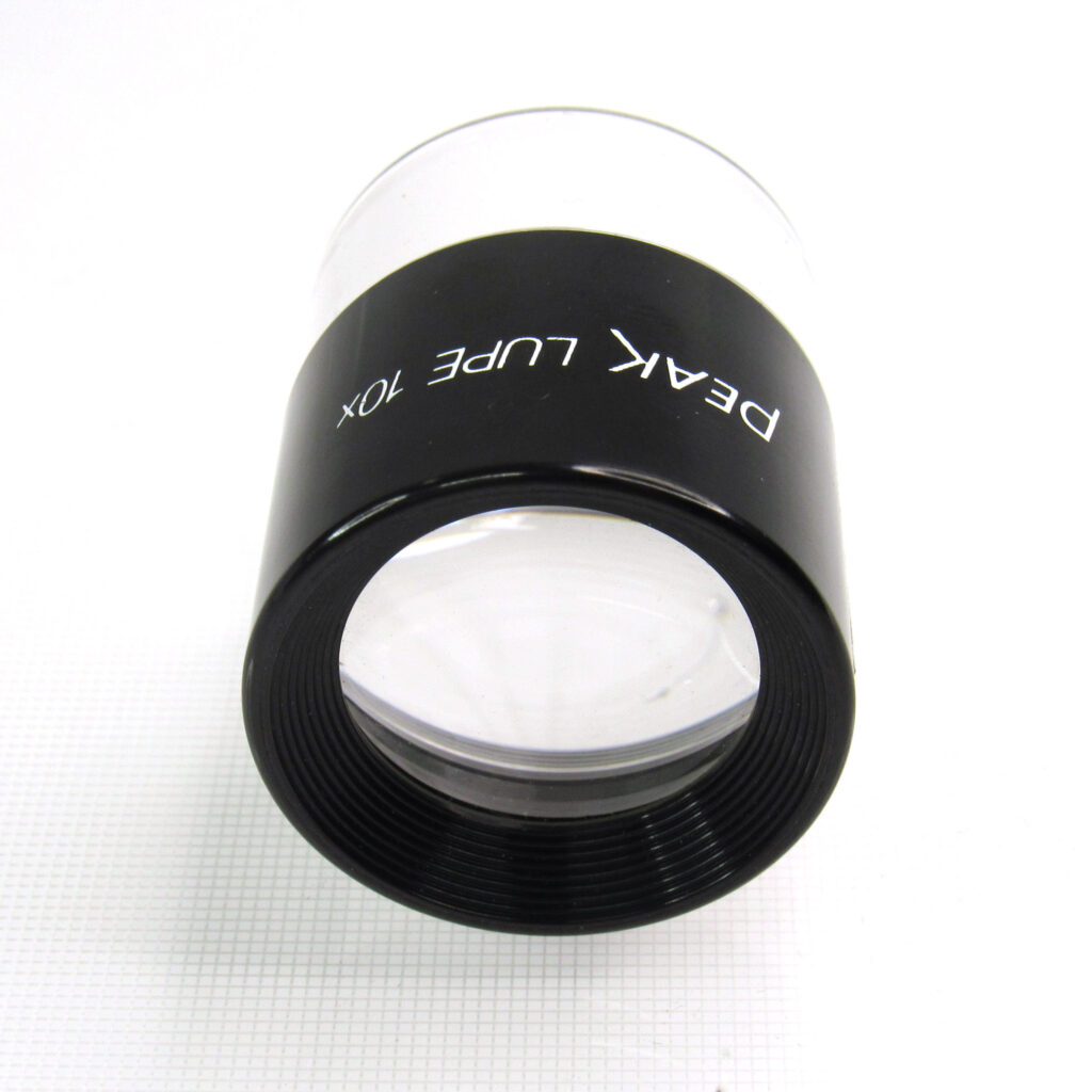 Peak Lupe 10X Magnifier - High-Precision Portable Loupe For Film, Jewelry & Inspection